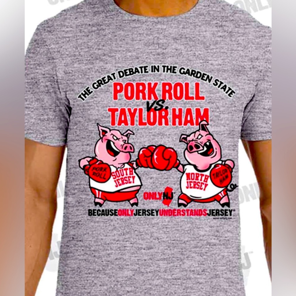 Pork Roll vs Taylor Ham T-Shirt